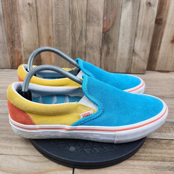 Simpsons x Vans Classic Slip on Mens size 8.5 Colorblock Athletic Shoes - Picture 4 of 11